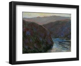 Creuse Valley, Evening, 1889-Claude Monet-Framed Giclee Print