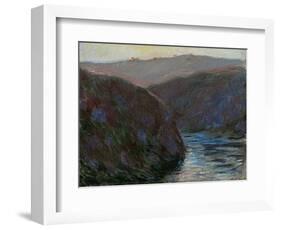 Creuse Valley, Evening, 1889-Claude Monet-Framed Giclee Print