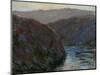 Creuse Valley, Evening, 1889-Claude Monet-Mounted Giclee Print
