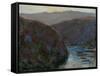 Creuse Valley, Evening, 1889-Claude Monet-Framed Stretched Canvas