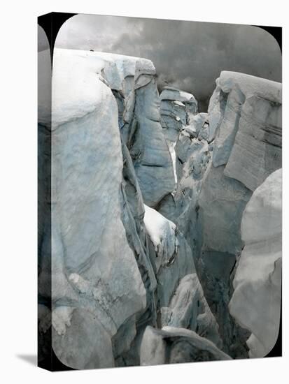 Crevasse at Mt. Tacoma, 1912-Ashael Curtis-Stretched Canvas