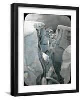 Crevasse at Mt. Tacoma, 1912-Ashael Curtis-Framed Giclee Print