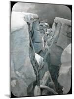 Crevasse at Mt. Tacoma, 1912-Ashael Curtis-Mounted Giclee Print
