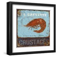 Crevette-Bruno Pozzo-Framed Art Print