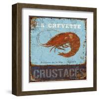 Crevette-Bruno Pozzo-Framed Art Print