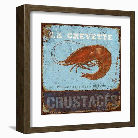 Crevette-Bruno Pozzo-Framed Art Print