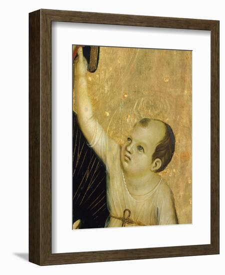 Crevole Madonna, 1283-1284-Duccio Di buoninsegna-Framed Giclee Print