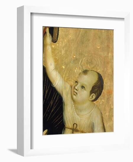 Crevole Madonna, 1283-1284-Duccio Di buoninsegna-Framed Giclee Print