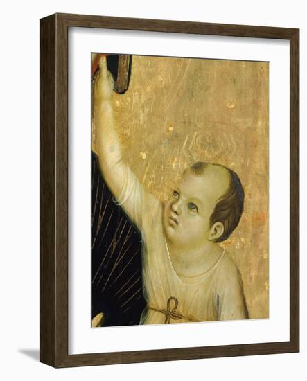 Crevole Madonna, 1283-1284-Duccio Di buoninsegna-Framed Giclee Print