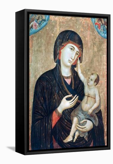 Crevole Madonna, C1284-Duccio di Buoninsegna-Framed Stretched Canvas