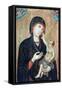 Crevole Madonna, C1284-Duccio di Buoninsegna-Framed Stretched Canvas