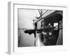 Crew Chief Lance Cpl. James C. Farley Manning Helicopter Machine Gun of Yankee Papa 13-Larry Burrows-Framed Premium Photographic Print