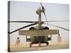 Crew Chiefs Stand Beside their UH-60L Black Hawk Helicopter-null-Stretched Canvas
