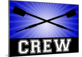 Crew Oars-null-Mounted Poster