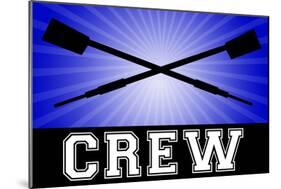 Crew Oars-null-Mounted Poster