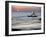 Crew of Fishing Boat Hurries Home to Sittwe as Sun Sets over the Bay of Bengal, Burma, Myanmar-Nigel Pavitt-Framed Photographic Print