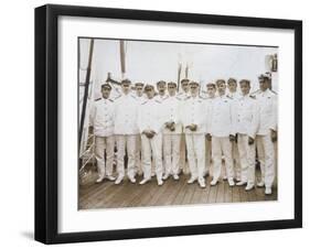 Crew of RMS Olympic-null-Framed Photographic Print