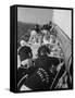 Crew of the American Eagle During America's Cup Race-null-Framed Stretched Canvas