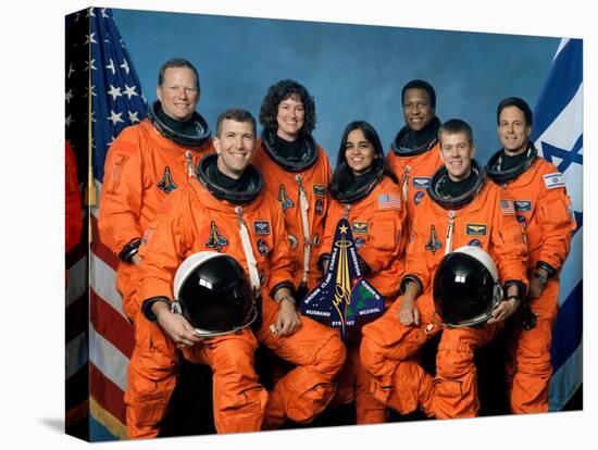 Crew of the Ill-Fated Space Shuttle Columbia-null-Stretched Canvas