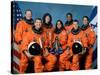 Crew of the Ill-Fated Space Shuttle Columbia-null-Stretched Canvas