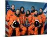 Crew of the Ill-Fated Space Shuttle Columbia-null-Mounted Photo