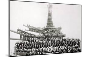 Crew of the Uss Texas-null-Mounted Art Print