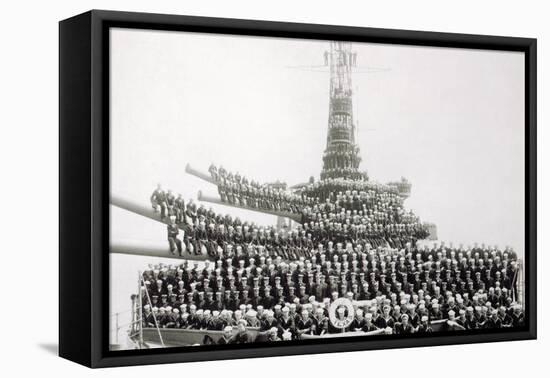 Crew of the Uss Texas-null-Framed Stretched Canvas