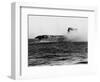 Crew of U.S.S. Lexington Abandoning Ship-null-Framed Photographic Print