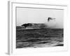 Crew of U.S.S. Lexington Abandoning Ship-null-Framed Photographic Print