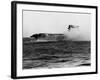 Crew of U.S.S. Lexington Abandoning Ship-null-Framed Photographic Print