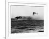 Crew of U.S.S. Lexington Abandoning Ship-null-Framed Photographic Print