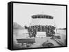 Crew on Monitor Uss Saugus During the American Civil War-Stocktrek Images-Framed Stretched Canvas