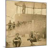 Crew on the Deck of the USS Monitor, 1862-James F. Gibson-Mounted Photographic Print