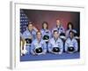 Crew Portrait of the Challenger Astronauts, Jan 28, 1986-null-Framed Photo