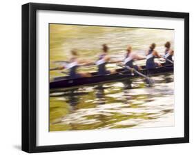 Crew Rowing, Seattle, Washington, USA-Terry Eggers-Framed Premium Photographic Print