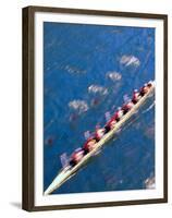 Crew Rowing, Seattle, Washington, USA-Terry Eggers-Framed Premium Photographic Print