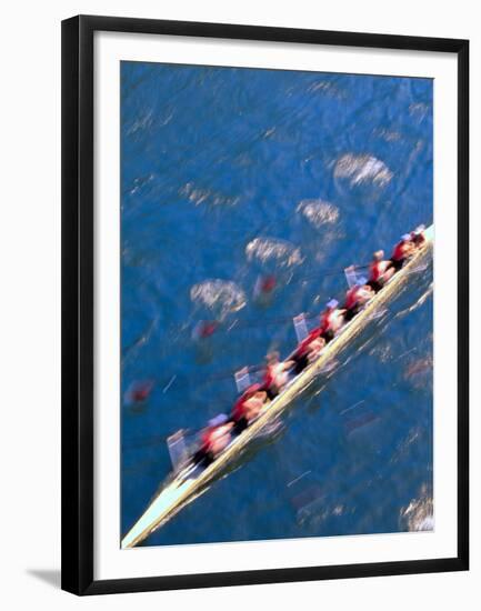 Crew Rowing, Seattle, Washington, USA-Terry Eggers-Framed Premium Photographic Print