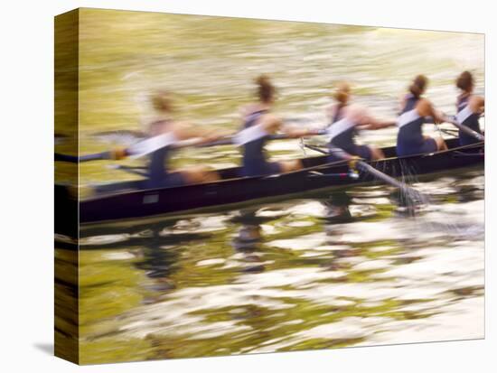 Crew Rowing, Seattle, Washington, USA-Terry Eggers-Stretched Canvas