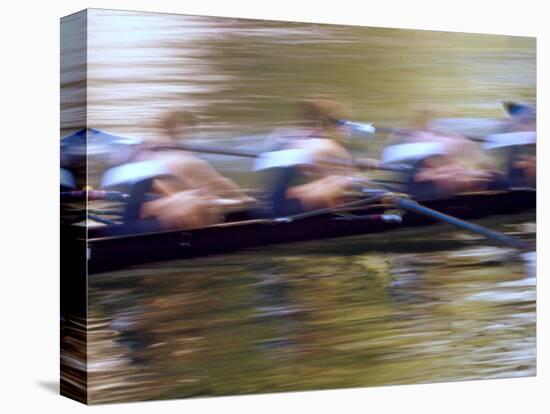 Crew Rowing, Seattle, Washington, USA-Terry Eggers-Stretched Canvas