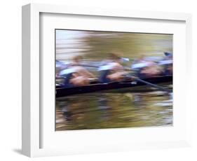 Crew Rowing, Seattle, Washington, USA-Terry Eggers-Framed Photographic Print