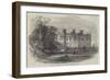 Crewe Hall, Cheshire, Lately Destroyed by Fire-null-Framed Giclee Print