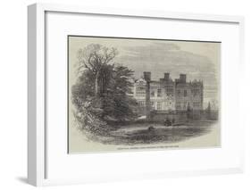 Crewe Hall, Cheshire, Lately Destroyed by Fire-null-Framed Giclee Print