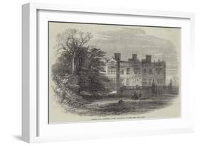 Crewe Hall, Cheshire, Lately Destroyed by Fire-null-Framed Giclee Print