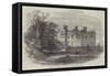 Crewe Hall, Cheshire, Lately Destroyed by Fire-null-Framed Stretched Canvas
