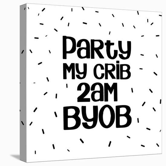 Crib Party-Anna Quach-Stretched Canvas