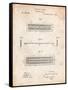 Cribbage Board 1885 Patent-Cole Borders-Framed Stretched Canvas