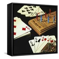 Cribbage-Ray Pelley-Framed Stretched Canvas