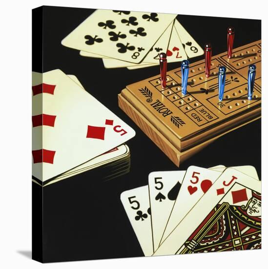 Cribbage-Ray Pelley-Stretched Canvas