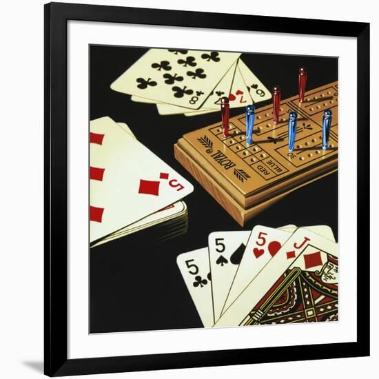 Cribbage-Ray Pelley-Framed Giclee Print