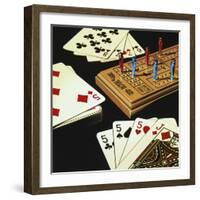 Cribbage-Ray Pelley-Framed Giclee Print